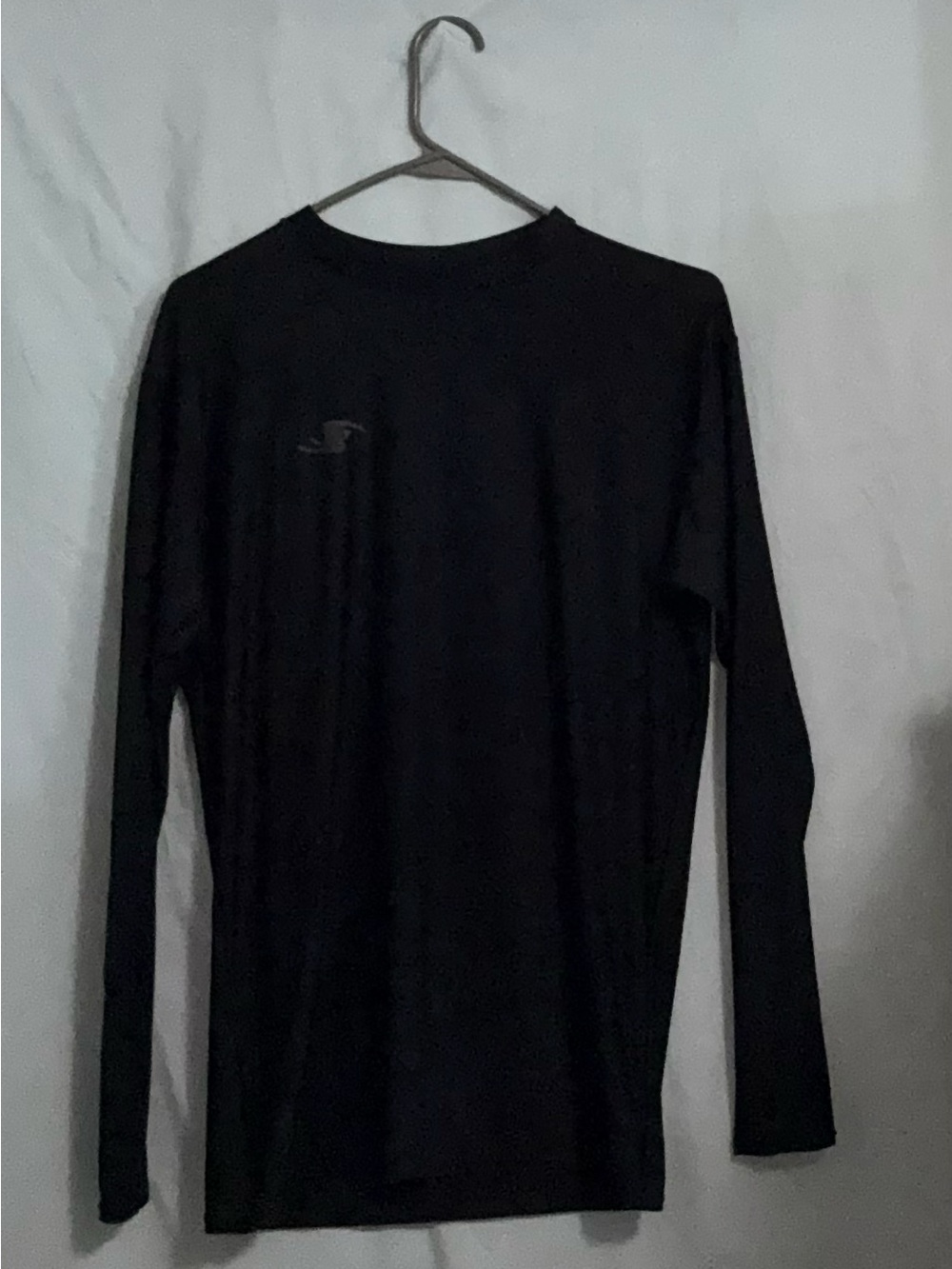 Athletic Works Men's XL Black Long Sleeve Performance Running Training Shirt